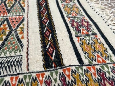 Beige-Salmon Wool Carpet