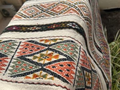 Beige-Salmon Wool Carpet