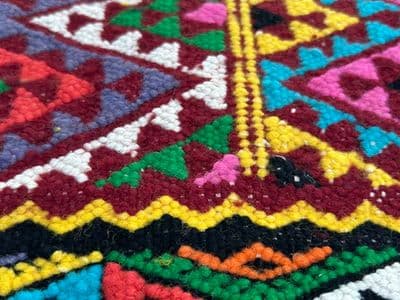 Multi-color Wool Carpet