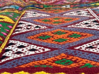 Multi-color Wool Carpet