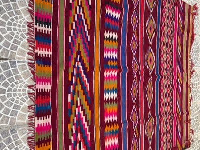 Multicolor Antique Wool Carpet