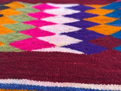 Multicolor Antique Wool Carpet