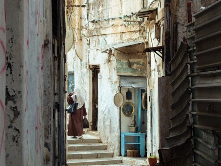 An alley in the Algiers Casbah